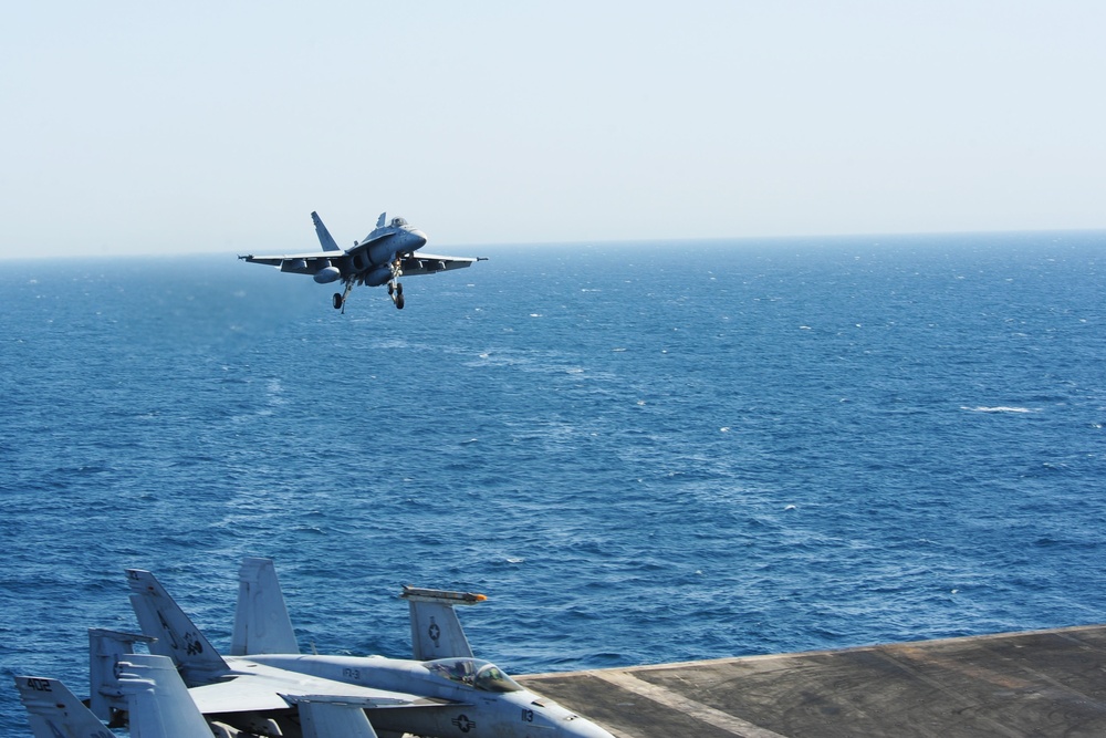 USS George H.W. Bush flight operations