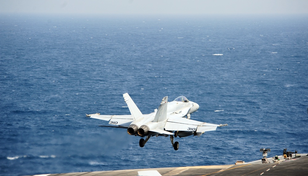 USS George H.W. Bush flight operations