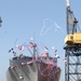 USNS Carl Brashear christening and launch ceremony