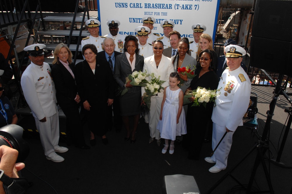 USNS Carl Brashear christening