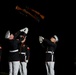 Silent Drill Platoon performs for First Sea Lord Admiral Sir George Zambellas.