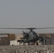Apache Longbow prepares to take off