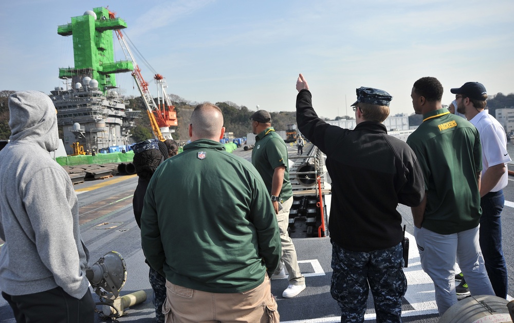 USS George Washington tour