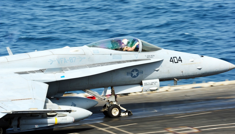 USS George H.W. Bush supports maritime security operations and theater security cooperation efforts