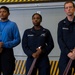 Color guard rehearsal aboard USS America