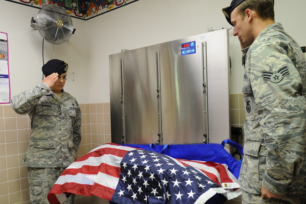 Military Working Dog receives military honors