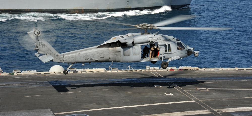 USS George H.W. Bush action