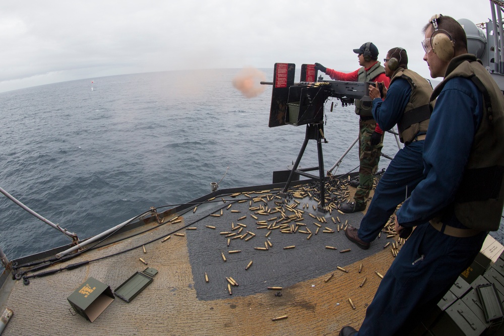 USS Kearsarge sailors conduct live-fire exercise