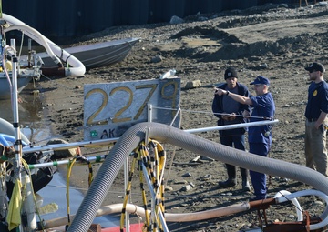 Coast Guard examines vessels in Nome, Alaska