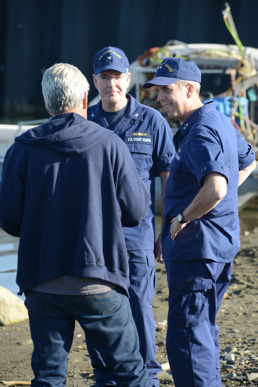 Coast Guard examines vessels in Nome, Alaska
