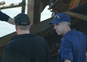 Coast Guard examines vessels in Nome, Alaska