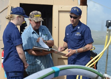 Coast Guard examines vessels in Nome, Alaska