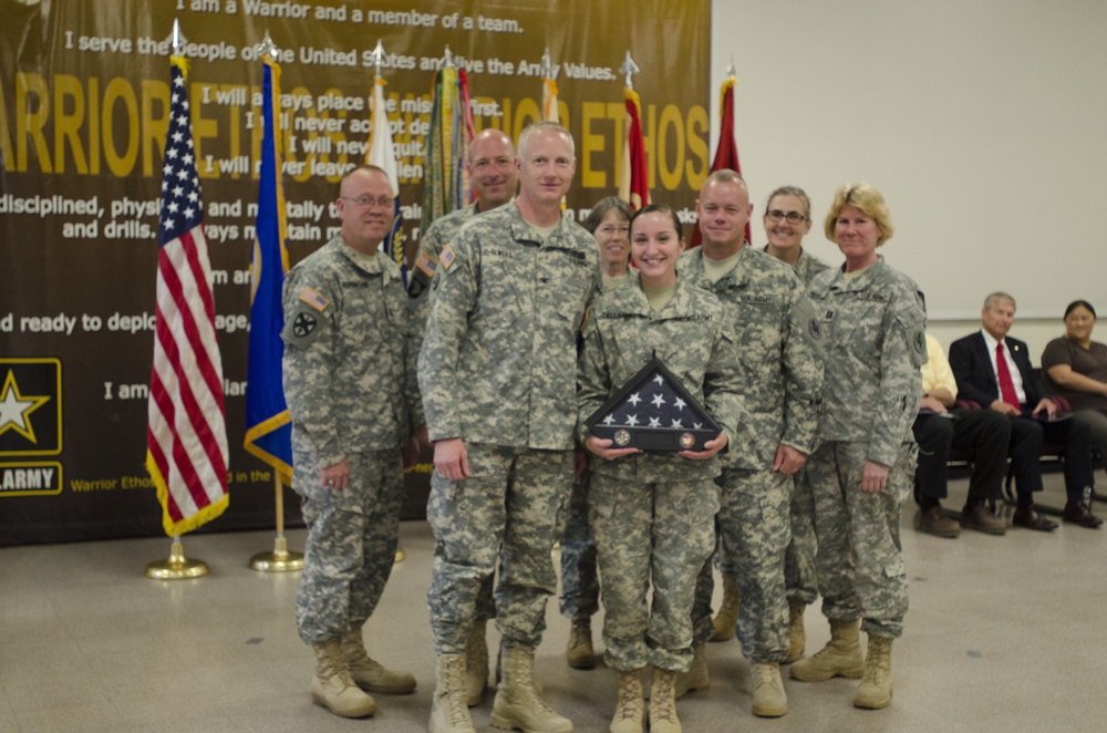 Welcome Home Warrior Ceremony honors soldiers from the 847th HR Company Postal Platoon