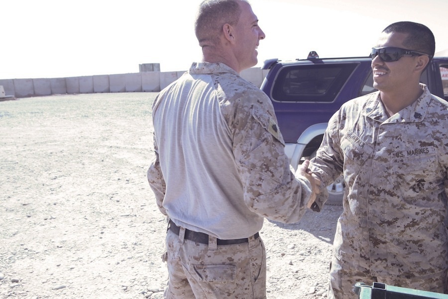 Food service Marines offer homemade meals aboard Camp Dwyer, Afghanistan