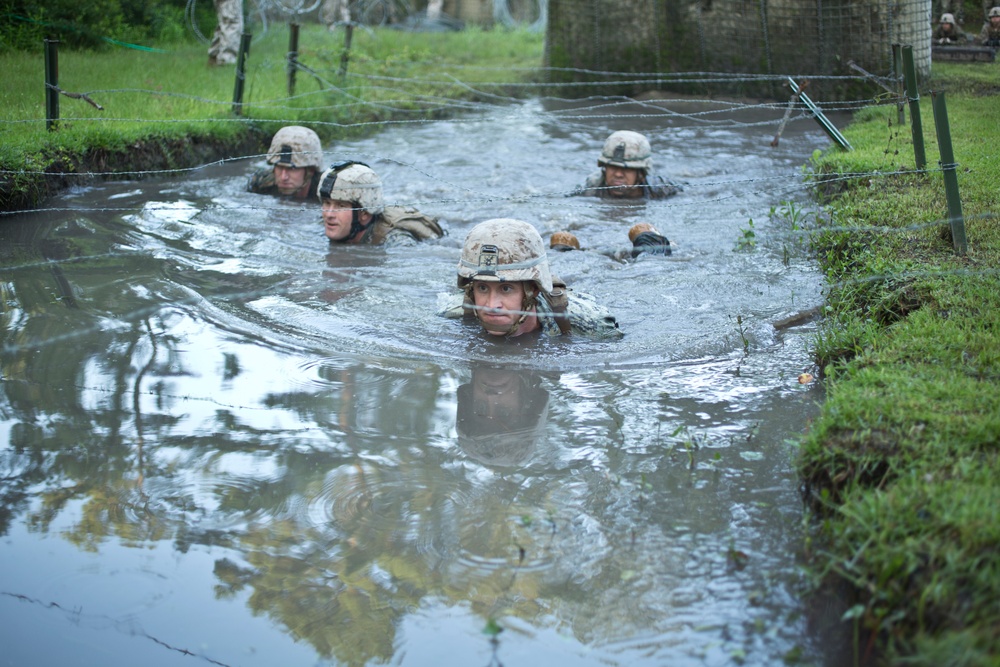 2nd Battalion, 2nd Marines test strength and teamwork in endurance course