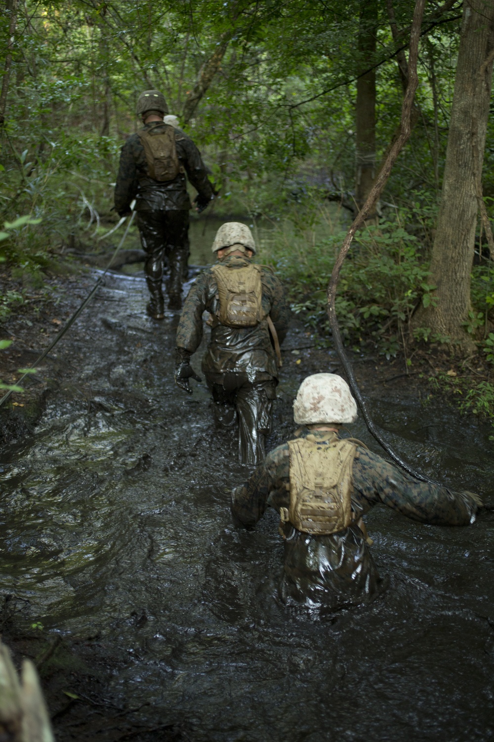 2nd Battalion, 2nd Marines test strength and teamwork in endurance course