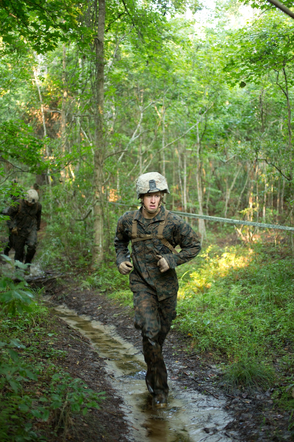 2nd Battalion, 2nd Marines test strength and teamwork in endurance course