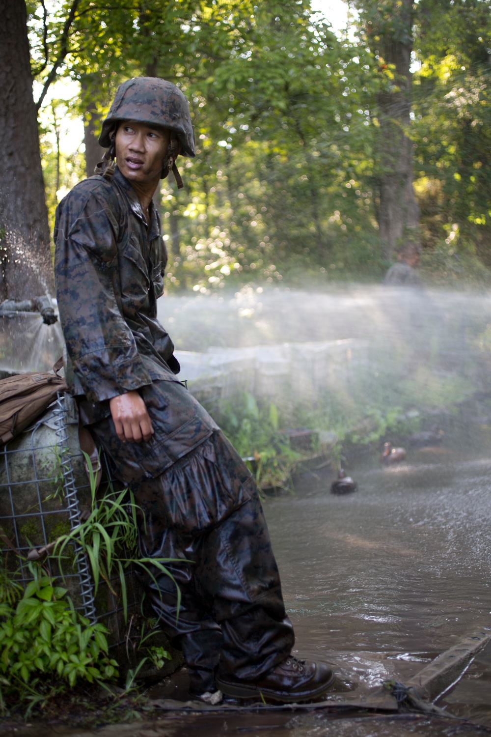 2nd Battalion, 2nd Marines test strength and teamwork in endurance course