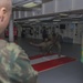 Brazilian naval officers and marines aboard USS America