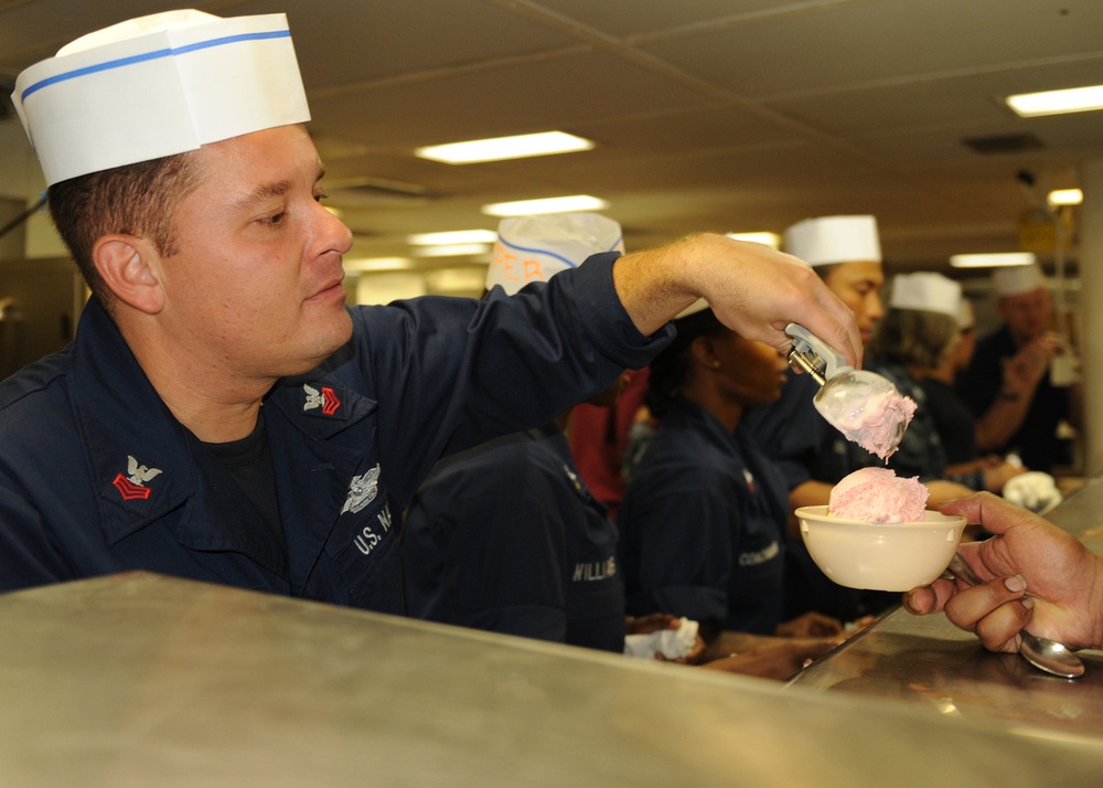 USS America ice cream social