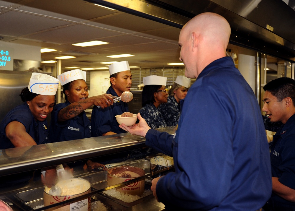 USS America ice cream social