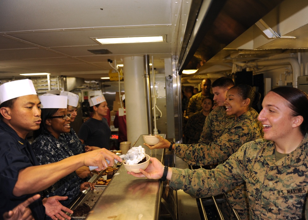 USS America ice cream social