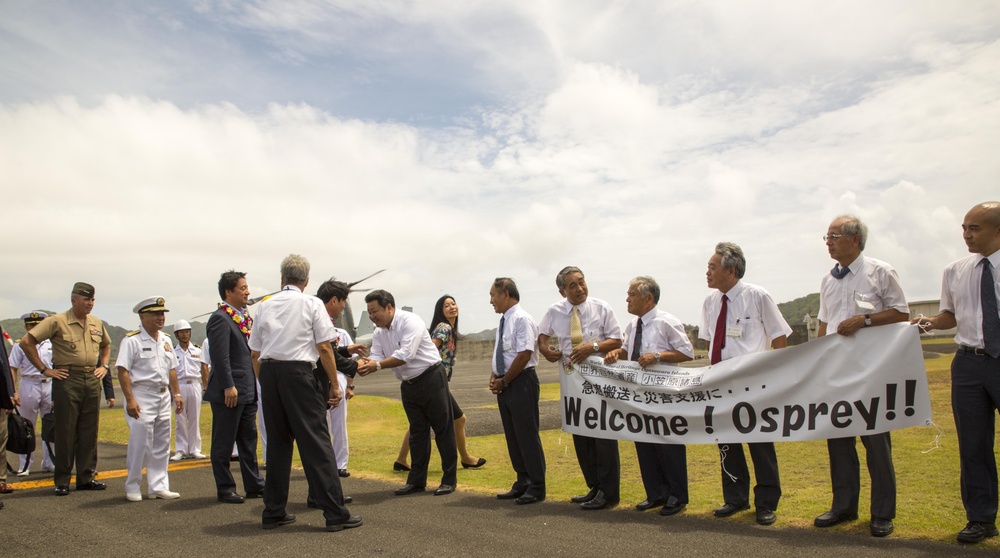 Osprey capabilities showcased to senior military leadership