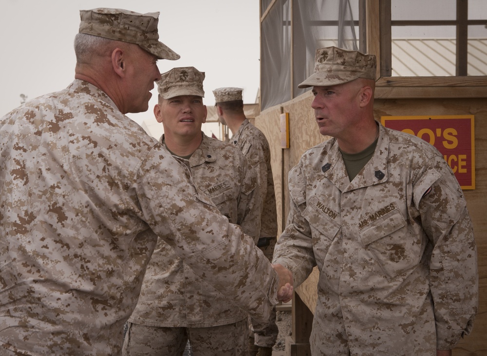 Assistant Commandant of the Marine Corps Visits CENTCOM