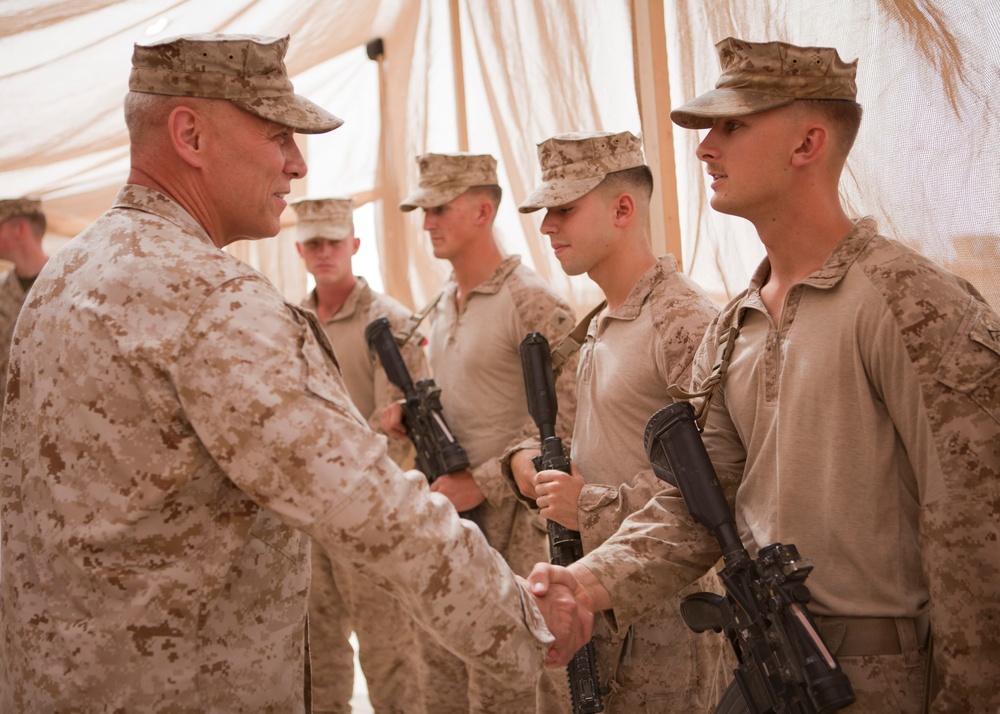 Assistant Commandant of the Marine Corps Visits CENTCOM