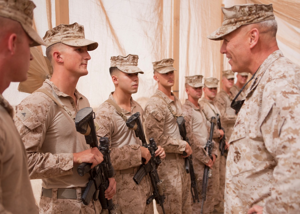 Assistant Commandant of the Marine Corps Visits CENTCOM