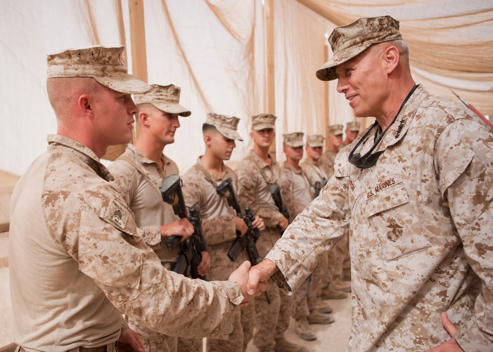 Assistant Commandant of the Marine Corps Visits CENTCOM