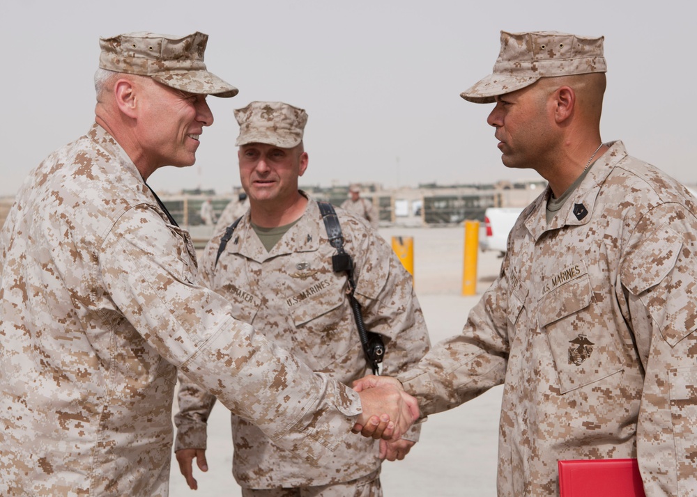 Assistant Commandant of the Marine Corps Visits CENTCOM