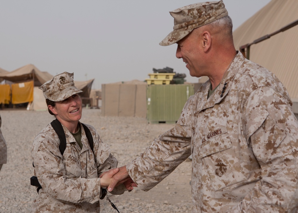 Assistant Commandant of the Marine Corps Visits CENTCOM