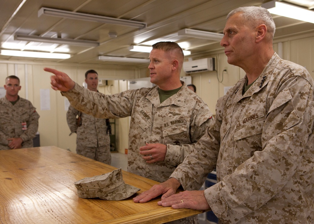 Assistant Commandant of the Marine Corps Visits CENTCOM