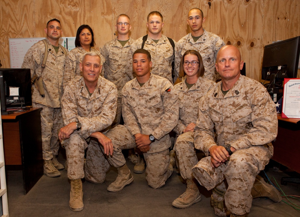 Assistant Commandant of the Marine Corps Visits CENTCOM