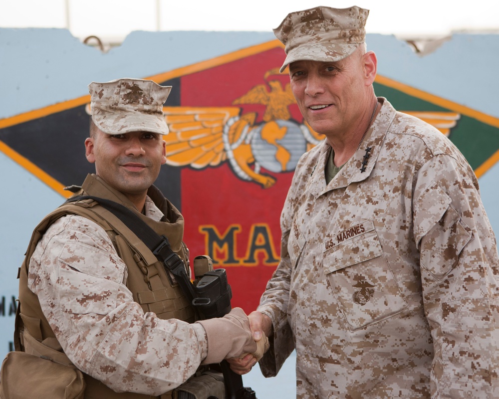 Assistant Commandant of the Marine Corps Visits CENTCOM