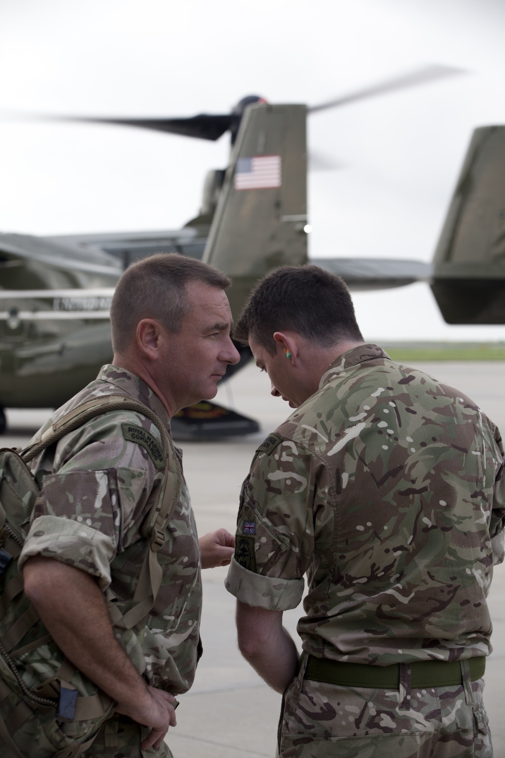 British Royal Marines Visit MCB Quantico, Va