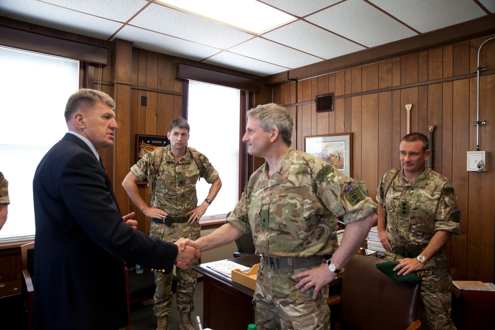 British Royal Marines Visit MCB Quantico, Va