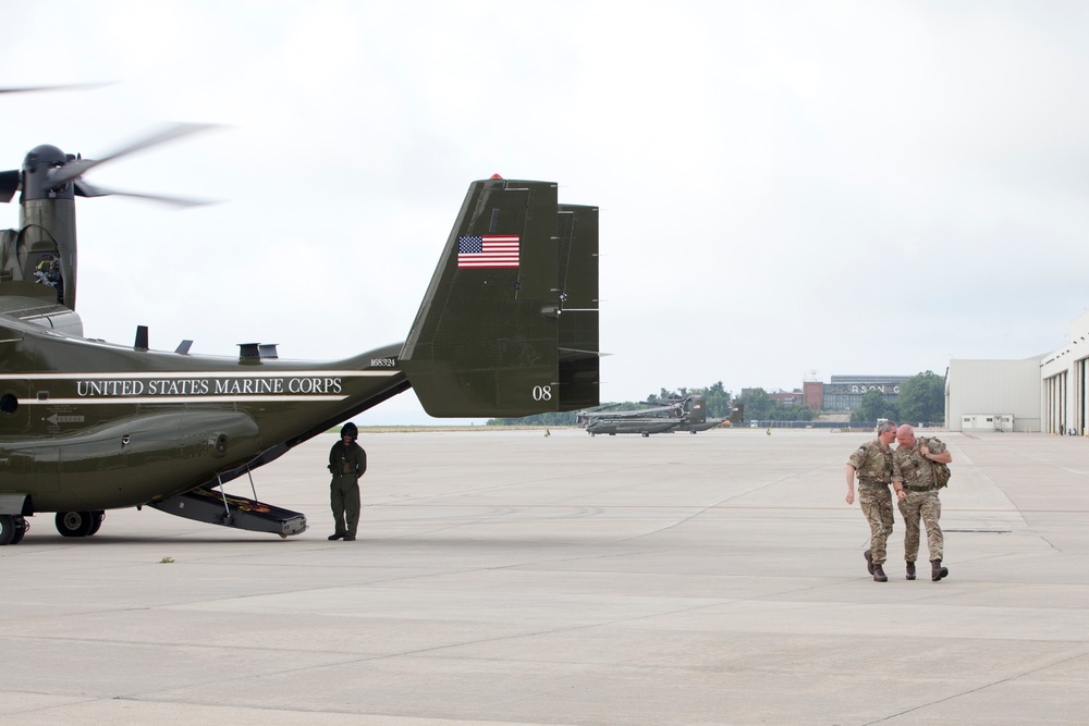 British Royal Marines Visit MCB Quantico, Va