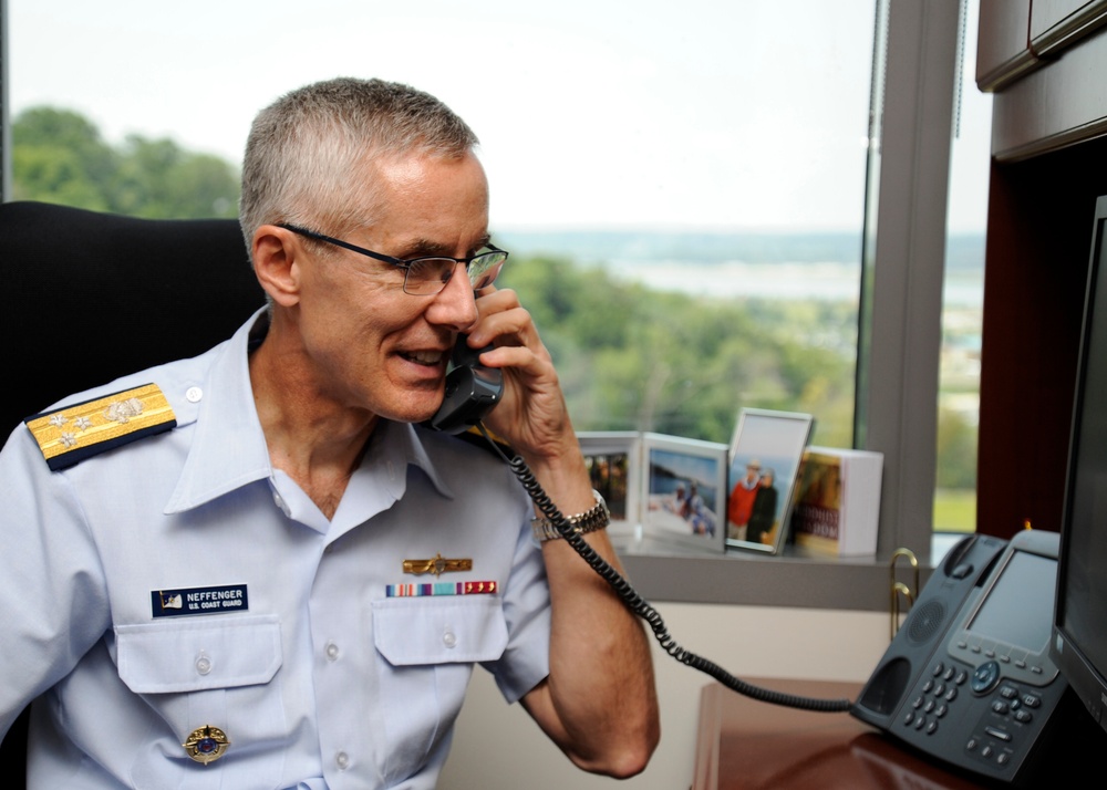 Vice commandant Coast Guard Day phone calls