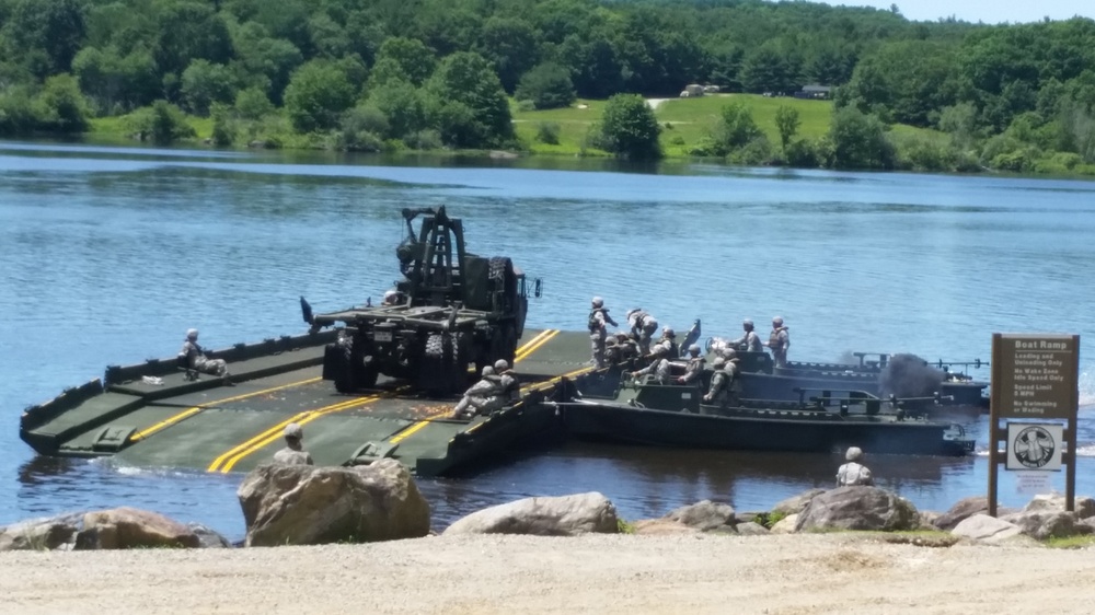 Connecticut Army National Guard trains at West Thompson Lake
