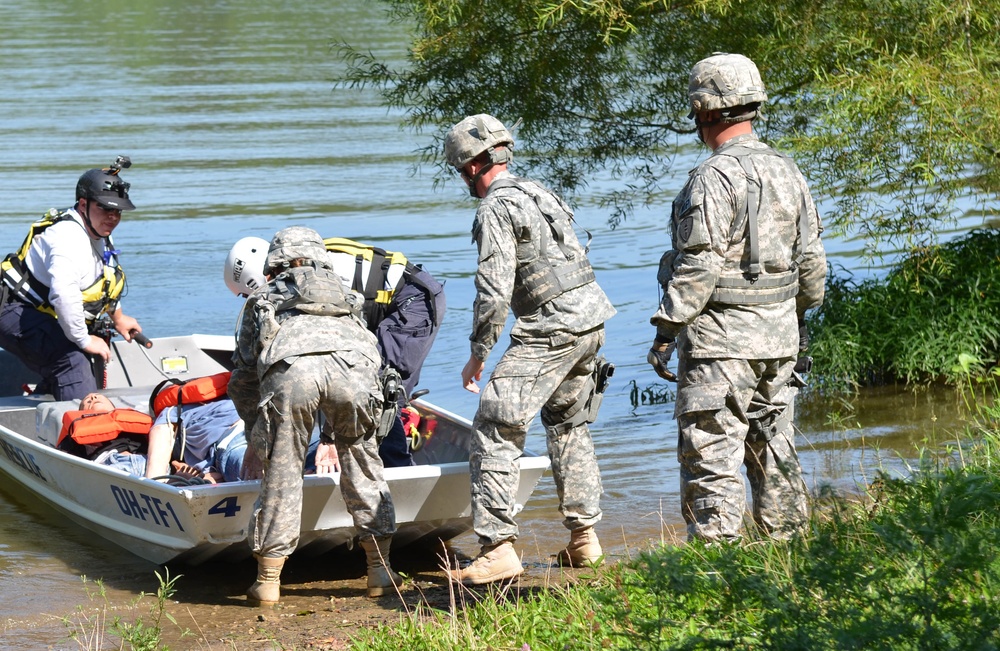FEMA and Indiana Army National Guard work together.