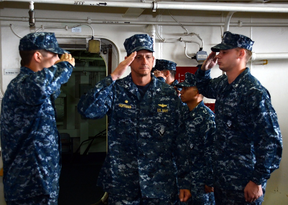 USS Green Bay conducts change of command