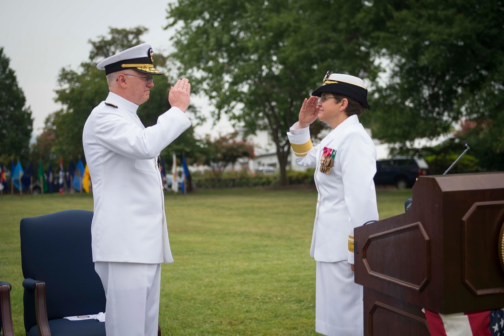 Chief of chaplains change of command ceremony