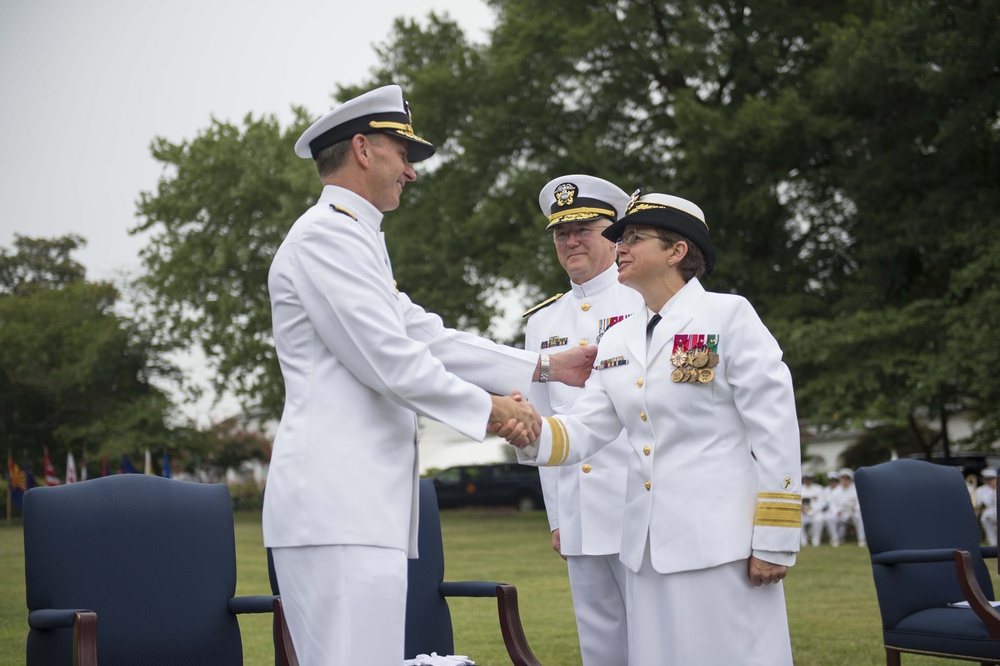 Chief of chaplains change of command ceremony