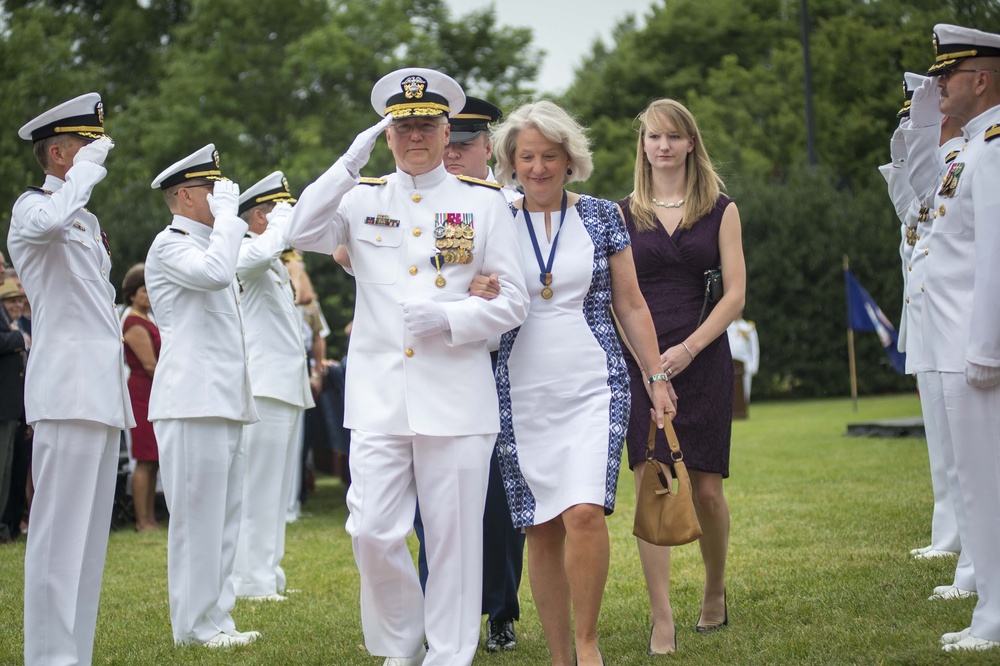 Chief of chaplains change of command ceremony