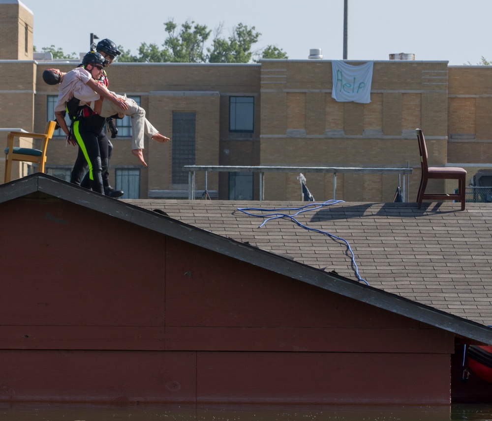 Firefighters train to save lives