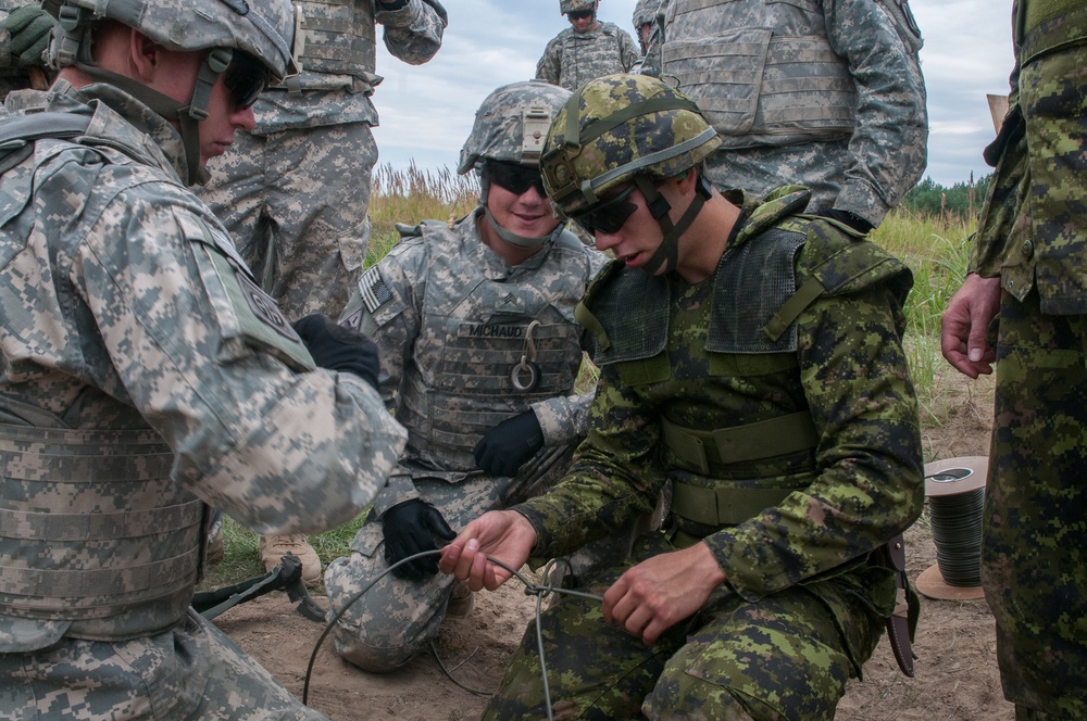 Combat engineers teach explosive techniques to 173rd Airborne Brigade paratroopers