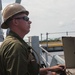 2nd Marine Aircraft Wing Marines load cargo on to USNS Wright