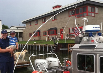 Station Lorain, Ohio, visit with Coastie Dad